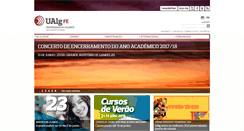 Desktop Screenshot of fe.ualg.pt